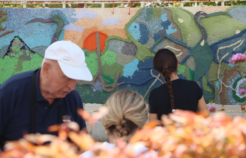 Les mains dans l'eau